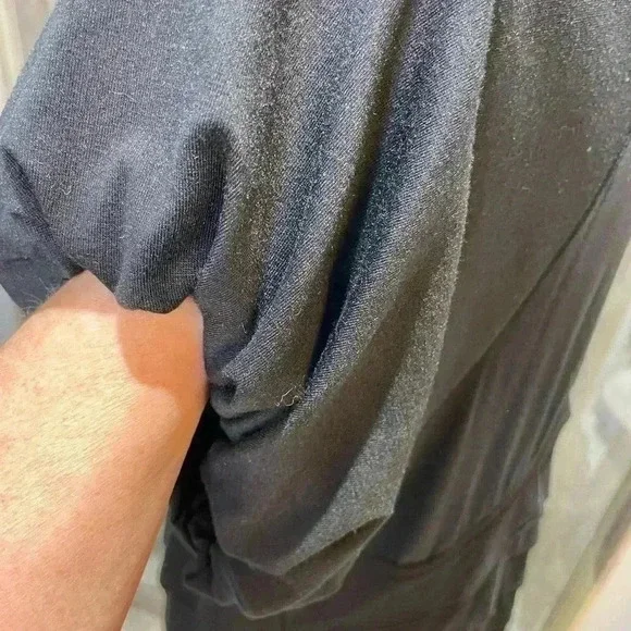 M.S.S.P. Black Mid-Length tiered with a puffed Cap sleeve Size 3X - Picture 7 of 8